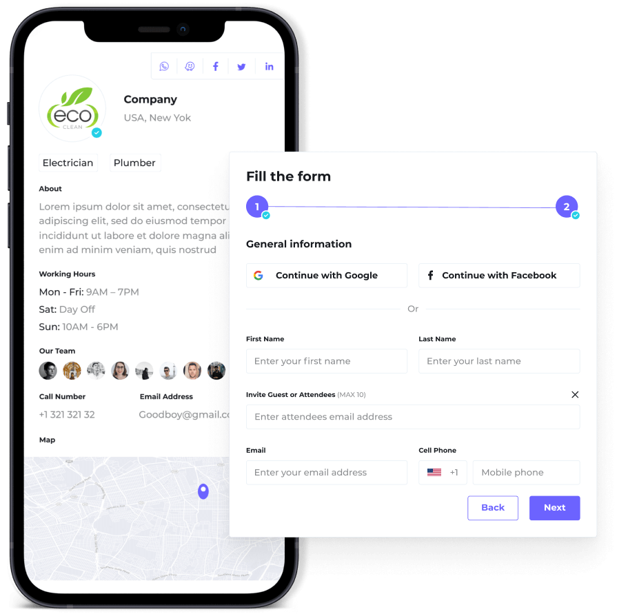 How we helped create an MVP that raised funds: screen 1